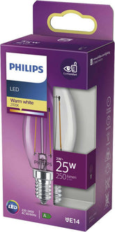 Philips LED classic 25W B35 E14 WW CL ND SRT4.